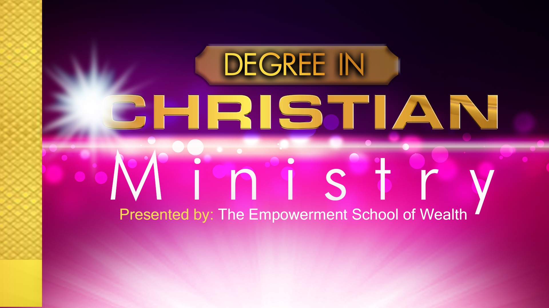 Christian Ministry